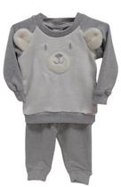 Conjunto Moletinho Blusa Calça Bebê Menino Paraiso Rf 14678