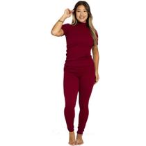 Conjunto Moletinho Casual Confortável Inverno Frio Feminino