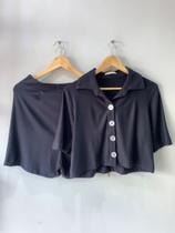 Conjunto Moletinho - Cropped e Short