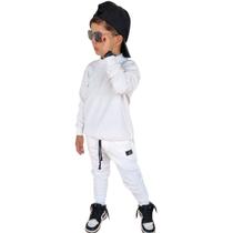 Conjunto Moletinho de Menino Blusa Manga Longa e Calça