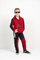 Conjunto Moletinho Infantil Menino Inverno Capuz Lessa 8266 Conjunto Moletinho Infantil Menino Inverno Capuz Lessa 8266