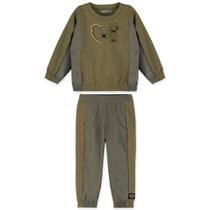 Conjunto Moletinho Manga Longa Bebê Masculino Tigor T. Tigre 11500745 70171