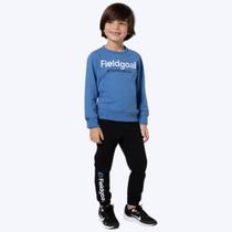 Conjunto Moletinho Manga Longa Fieldgoal Infantil Menino Banana Danger 53241 Azul