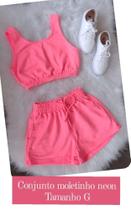 Conjunto Moletinho Neon Bluff tamanho G