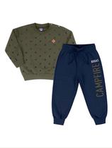 Conjunto Moletom 2 Cabos Peluciado Mini Elementos- Biogás