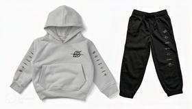 Conjunto Moletom Aldeia Naruto Anime Blusa Calça Full