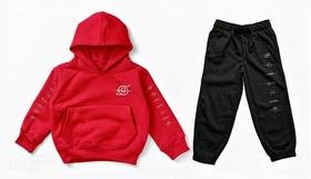 Conjunto Moletom Aldeia Naruto Anime Blusa Calça Full