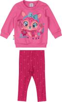 Conjunto moletom amigas da natureza zig zig zaa p