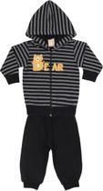 Conjunto Moletom Bear Hrradinhos P Preto