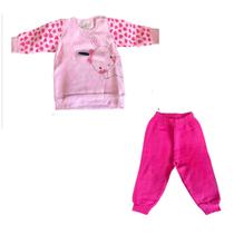 Conjunto moletom Bebê com mangas infantil 12 a 18 meses (GG)