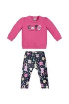 Conjunto Moletom Bebê Menina Boca Grande 12812