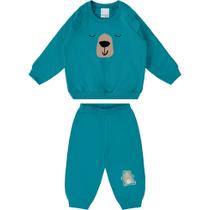 Conjunto Moletom Bebê Menino Malwee Kids Ref. 116651 Conjunto Moletom Bebê Menino Malwee Kids Ref. 116651