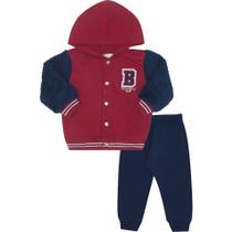 Conjunto Moletom Bebê Menino Pulla Bulla Ref. 50172 Conjunto Moletom Bebê Menino Pulla Bulla Ref. 50172