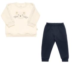 Conjunto Moletom Bebê Pulla Bulla Ref. 42122 Conjunto Moletom Bebê Pulla Bulla Ref. 42122