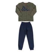 Conjunto Moletom Bee Loop Infantil Just Cool Masculino