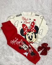 Conjunto Moletom Blusão e Calça Minnie
