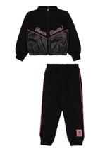 Conjunto Moletom C/ Fake Leather Momi Conjunto Moletom C/ Fake Leather Momi