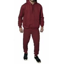 Conjunto Moletom Calça Blusa Masculino Canguru Abrigo