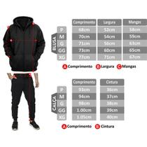 Conjunto Moletom Calça Blusa Masculino Canguru Abrigo
