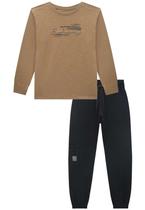Conjunto Moletom Calça Jogger Menino Johnny Fox