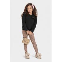 Conjunto moletom calca legging ursinho glinny - Conjunto moletom calca legging ursinho glinny -