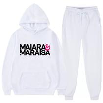 Conjunto Moletom Canguru + Calça Jogger Maiara e Maraisa Unissex Conjunto Moletom Canguru + Calça Jogger Maiara e Maraisa Unissex