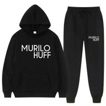 Conjunto Moletom Canguru + Calça Jogger Murilo Huff Sertanejo Unissex Conjunto Moletom Canguru + Calça Jogger Murilo Huff Sertanejo Unissex
