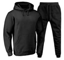 Conjunto moletom capuz unissex masculino feminino