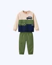 Conjunto Moletom Carros Infantil Masculino Kyly 1001580