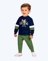 Conjunto Moletom Coelho Infantil Masculino Kyly 1001680