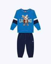 Conjunto Moletom Coelho Infantil Masculino Kyly 1001680