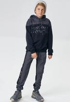 Conjunto Moletom com Capuz Cinza Menino Johnny Fox