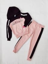Conjunto Moletom Com Capuz Fechado menina Conjunto Moletom Com Capuz Fechado menina