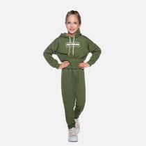 Conjunto Moletom Com Capuz Infantil Menina Have Fun 29371 Verde Conjunto Moletom Com Capuz Infantil Menina Have Fun 29371 Verde
