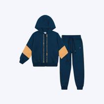 Conjunto Moletom Com Capuz Infantil Menino Divertto 17868 Azul Marinho