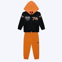 Conjunto Moletom com Capuz Lettering Infantil Menino Kyly 1000833 Conjunto Moletom com Capuz Lettering Infantil Menino Kyly 1000833