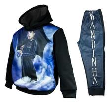 Conjunto Moletom Com Capuz Vandinha ( dos 12 meses aos 9 anos )