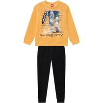Conjunto Moletom Com Punho Masculino - Kyly