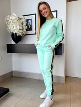 Conjunto Moletom Comfy Fabi Verde Água Conjunto Moletom Comfy Fabi Verde Água