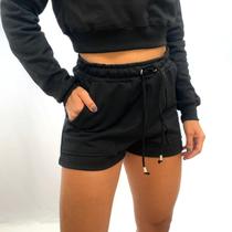 Conjunto Moletom Cropped e Short Estiloso e Confortável