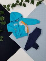 Conjunto Moletom Dino infantil para Meninos