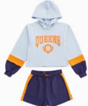 Conjunto Moletom e Shorts Bloco