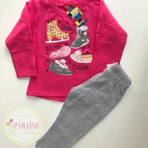 Conjunto moletom Elian rosa Conjunto moletom Elian rosa