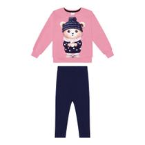 Conjunto Moletom Felpado Menina Alakazoo Ref. 65292