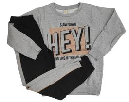 Conjunto moletom felpado menino inverno - moda