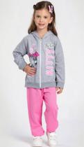 Conjunto Moletom Feminino Infantil Kitty
