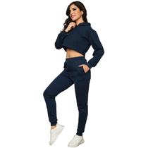Conjunto Moletom Feminino Tamanho G/GG