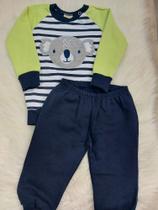 Conjunto Moletom Flanelado Bebê Infantil menino