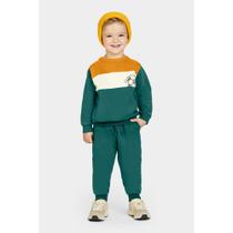 Conjunto Moletom Flanelado Gola Careca Boca Grande Futebol - Conjunto Moletom Flanelado Gola Careca Boca Grande Futebol -