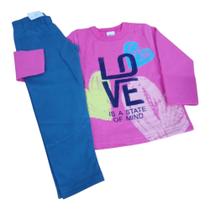 Conjunto moletom flanelado infantil elian menina Conjunto moletom flanelado infantil elian menina